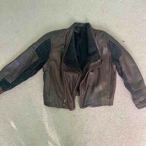 Custom motorcycle leather jacket